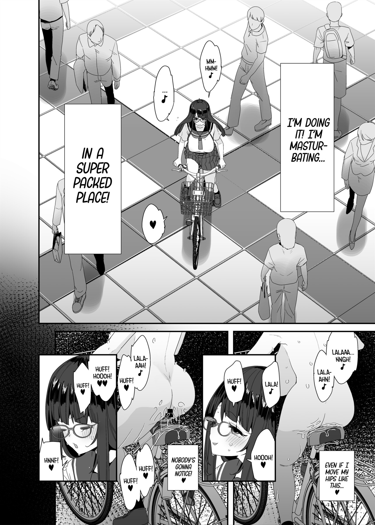 Hentai Manga Comic-The Slutty, Stacked Middle Schooler Who Gets Off on her Bike-Read-30